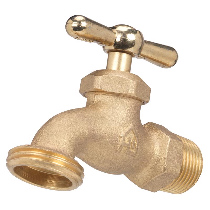 HOMEWERKS - Homewerks 3/4 in. MIP X 3/4 in. MHT Brass Hose Bibb [VHBSTDF4]