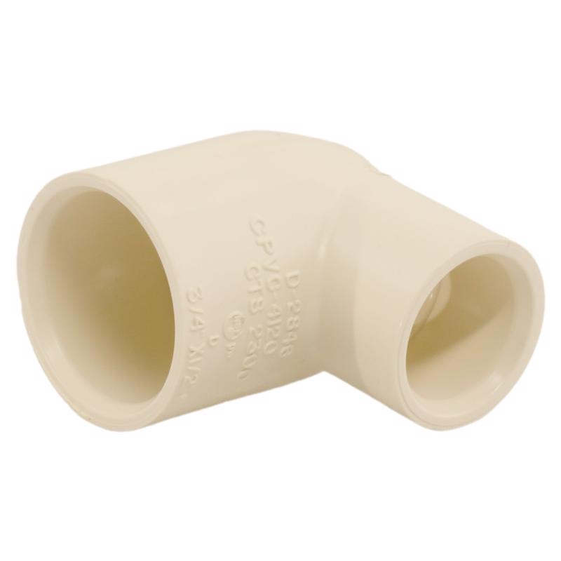 KBI - Charlotte Pipe FlowGuard 3/4 in. Slip X 1/2 in. D Slip CPVC Elbow