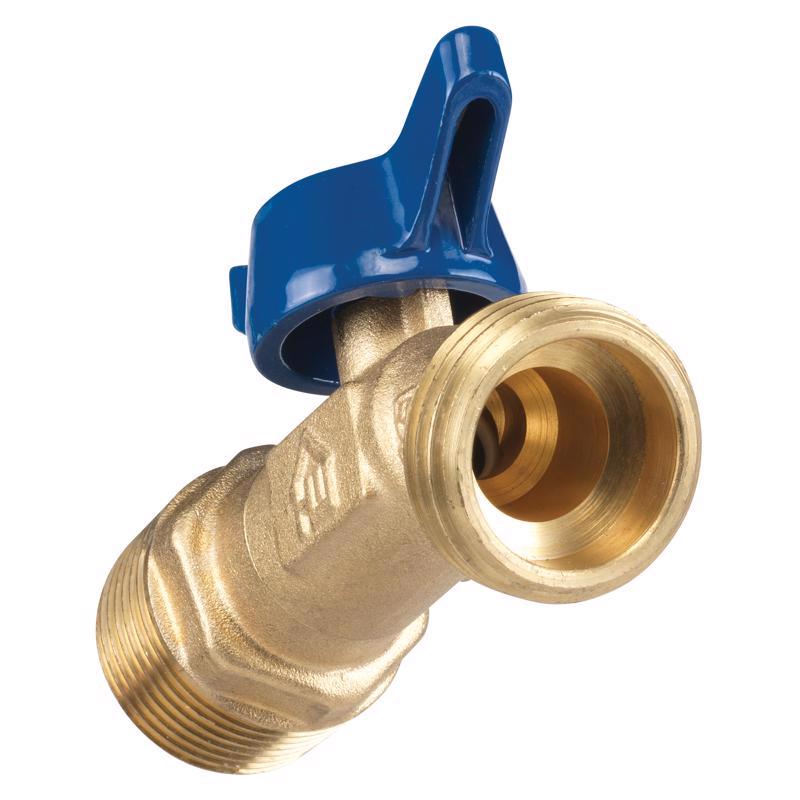 HOMEWERKS - Homewerks 3/4 in. MIP X 3/4 in. MHT Brass No-Kink Hose Bibb [VHNQTRF4]