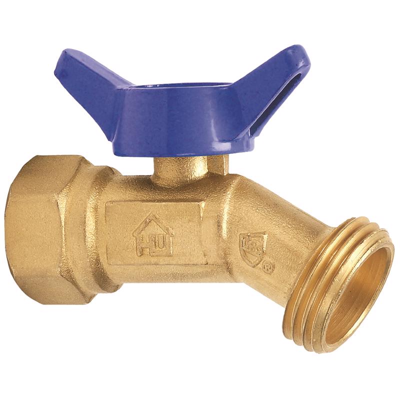 HOMEWERKS - Homewerks 3/4 in. FIP X 3/4 in. MHT Brass No-Kink Hose Bibb [VHNQTRB4]