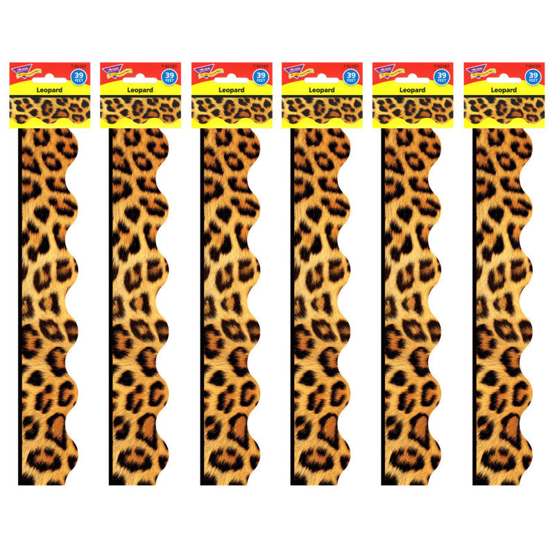 TREND - Leopard Terrific Trimmers®, 39 Feet Per Pack, 6 Packs