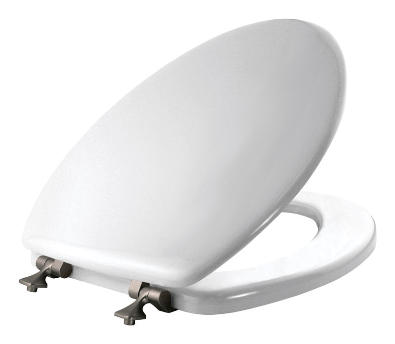 BEMIS - Bemis Elongated White Molded Wood Toilet Seat [144BN-000]