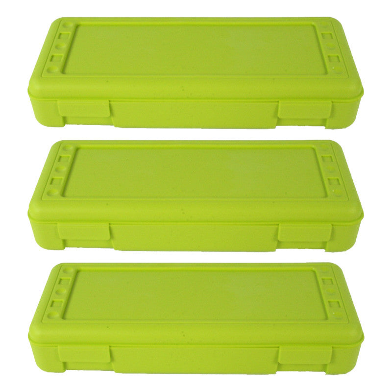 ROMANOFF - Ruler Box, Lime Opaque, Pack of 3