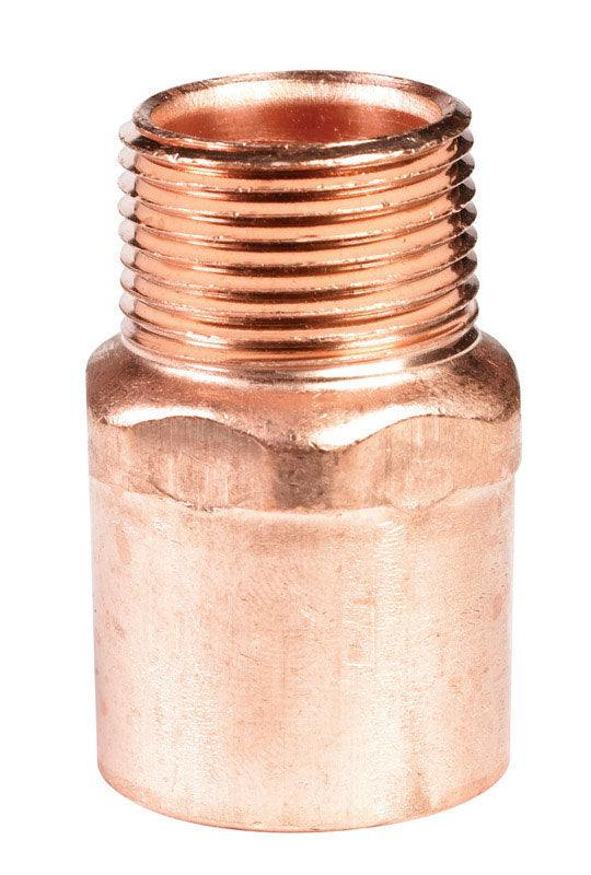 NIBCO - NIBCO 1 in. Copper X 3/4 in. D MIP Copper Pipe Adapter 1 pk