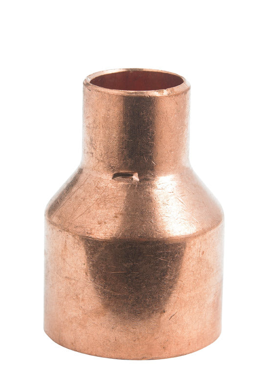 NIBCO - NIBCO 1-1/2 in. Sweat X 3/4 in. D Sweat Copper Coupling with Stop 1 pk