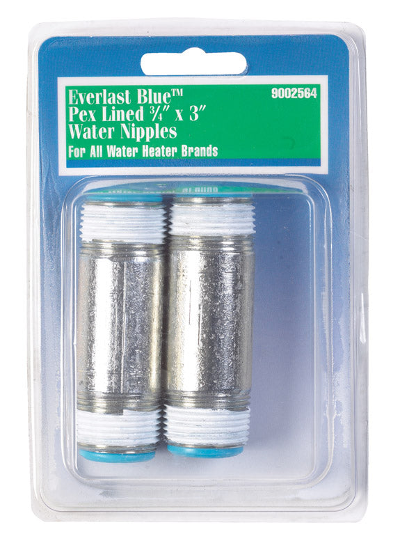 RELIANCE - Reliance PEX Lined Electric or Gas Water Heater Nipples 3 in. H 3/4 in.