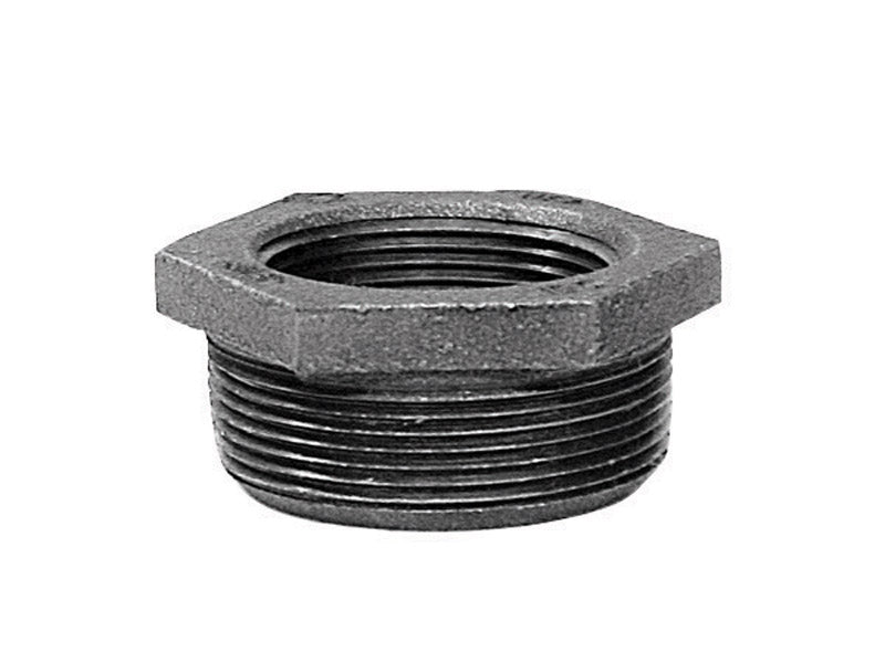ANVIL - Anvil 1 in. MPT X 1/2 in. D FPT Black Malleable Iron Hex Bushing