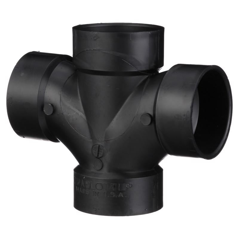 CHARLOTTE PIPE - Charlotte Pipe 3 in. Hub X 3 in. D Hub ABS Sanitary Tee [ABS004281000]
