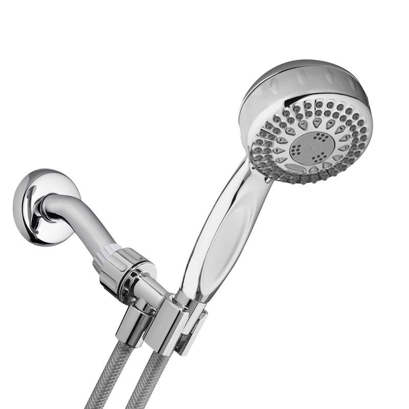 WATERPIK - Waterpik PowerSpray Plus Chrome 5 settings Handheld Showerhead 1.8 gpm