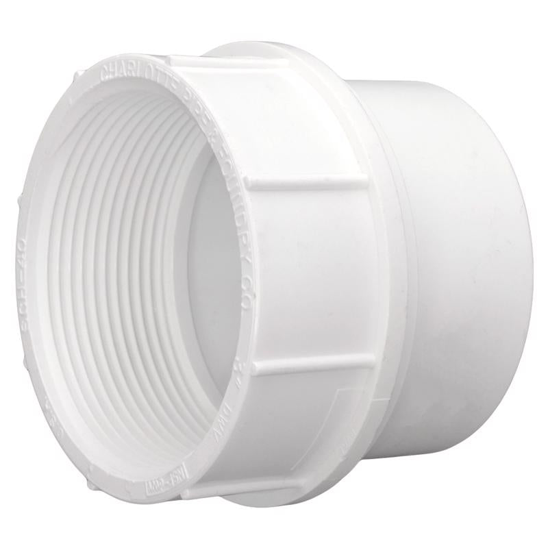 CHARLOTTE PIPE - Charlotte Pipe Schedule 30 3 in. FPT X 3 in. D Hub PVC Pipe Adapter 1 pk