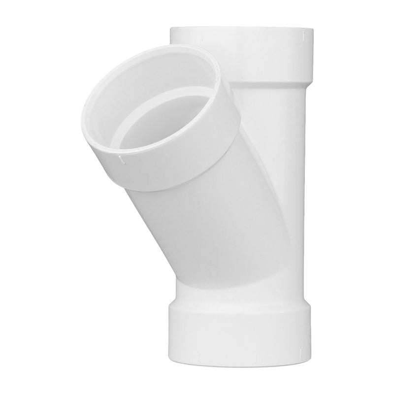 CHARLOTTE PIPE - Charlotte Pipe Schedule 30 3 in. Hub X 3 in. D Hub PVC Wye 1 pk [PVC016000600]