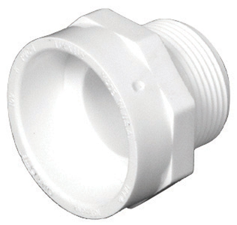 CHARLOTTE PIPE - Charlotte Pipe Schedule 40 3 in. Hub X 3 in. D PVC Pipe Adapter 1 pk