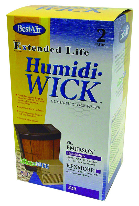 BESTAIR - BestAir Humidifier Wick 2 pk For Fits for Essickair, Emerson and Moistair