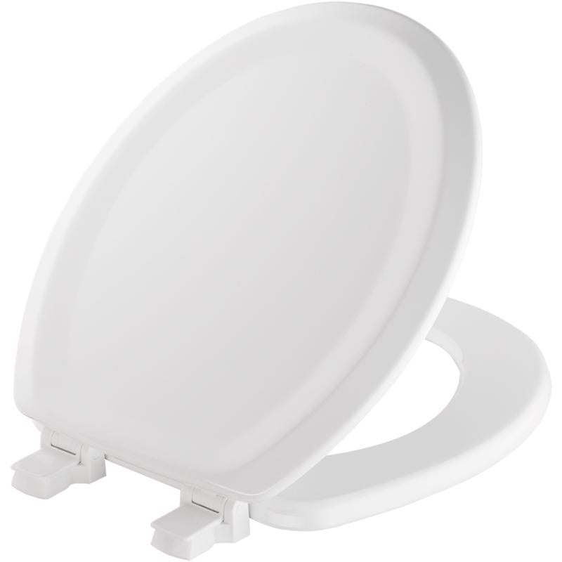 MAYFAIR BY BEMIS - Mayfair by Bemis Traditional Round White Enameled Wood Toilet Seat