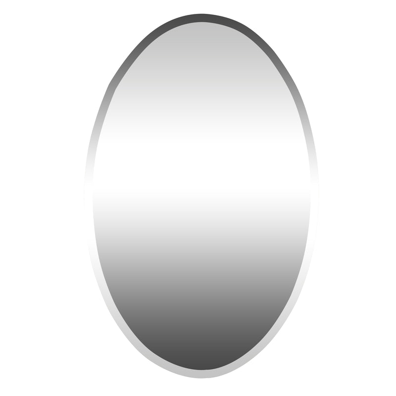 ZENITH METAL - Zenith Products 31 in. H X 21 in. W X 4 in. D Oval Medicine Cabinet/Mirror