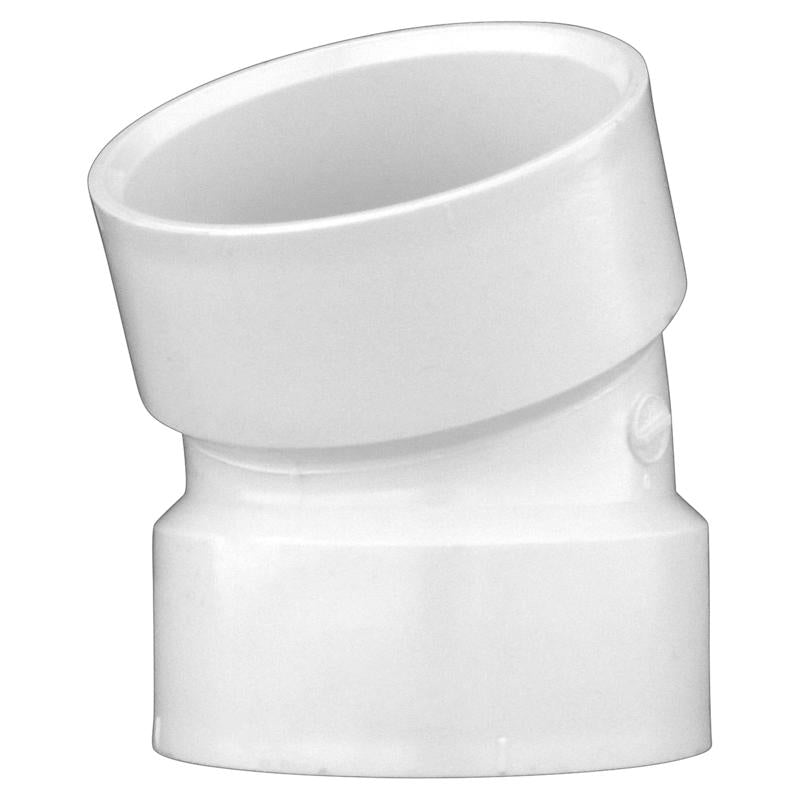 CHARLOTTE PIPE - Charlotte Pipe Schedule 40 3 in. Hub X 3 in. D PVC Elbow 1 pk