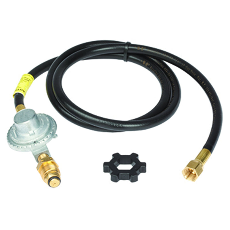 MR. HEATER - Mr. Heater 3/8 in. D X 5 ft. L Brass/Plastic Hose Assembly And Regulator