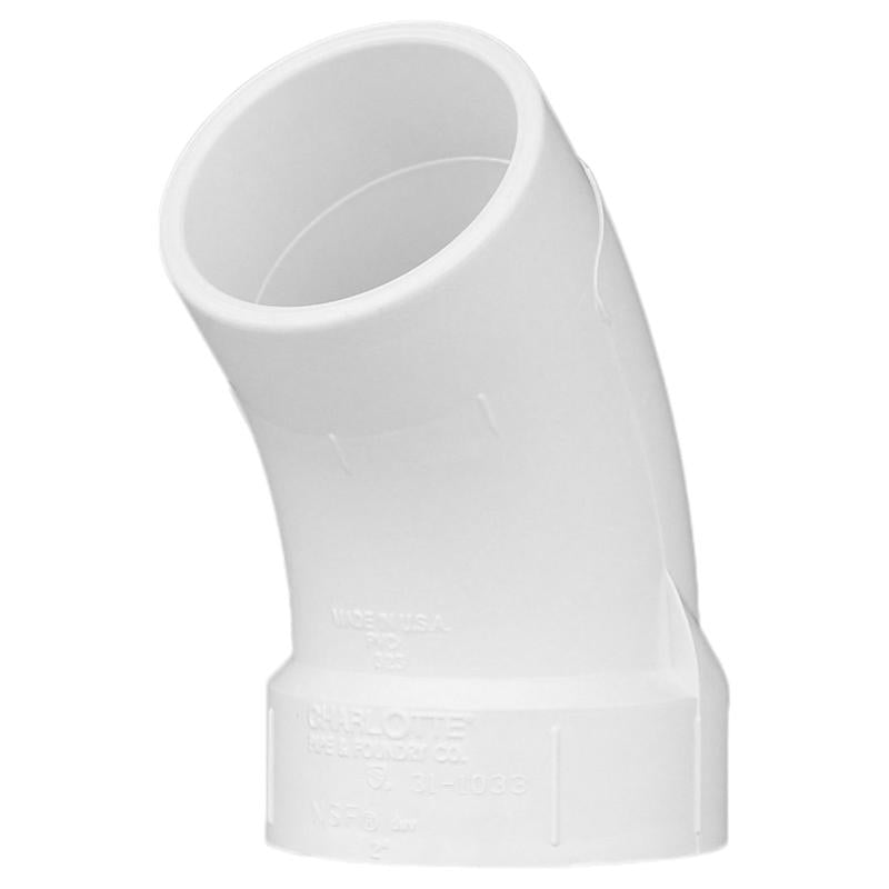 CHARLOTTE PIPE - Charlotte Pipe Schedule 40 3 in. Hub X 3 in. D Spigot PVC Street Elbow 1 pk