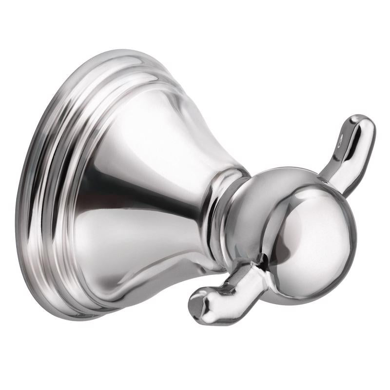 MOEN - Moen Preston 2.25 in. H X 2.5 in. W X 2.38 in. L Chrome Silver Robe Hook