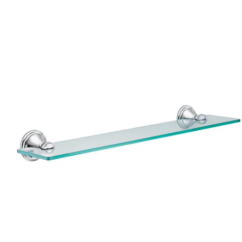 MOEN - Moen Preston Chrome Chrome Glass Bathroom Shelf