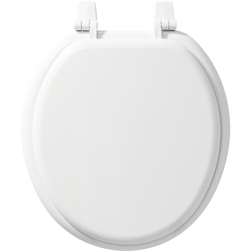 MAYFAIR - Bemis Round White Molded Wood Toilet Seat - Case of 6 [66TT-000]