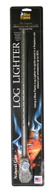 BLUE FLAME - Blue Flame Black Steel Log Lighter