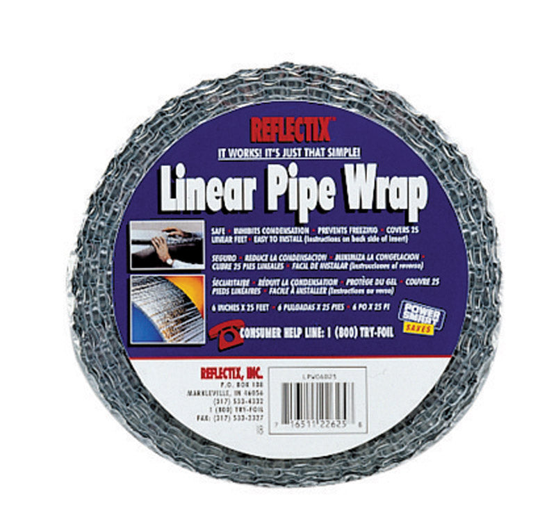 REFLECTIX - Reflectix 24.5 in. X 25 ft. L Aluminum Pipe Wrap - Case of 12 [SPW0402512]