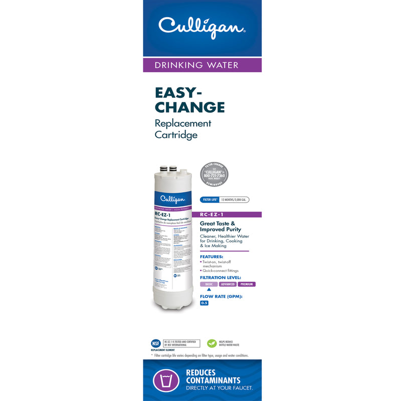 CULLIGAN - Culligan Icemarker/Refrigerator Replacement Cartridge For Culligan [RC-EZ-1]