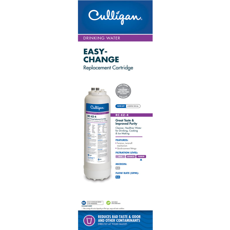 CULLIGAN - Culligan Icemarker/Refrigerator Replacement Cartridge For Culligan [RC-EZ-4]