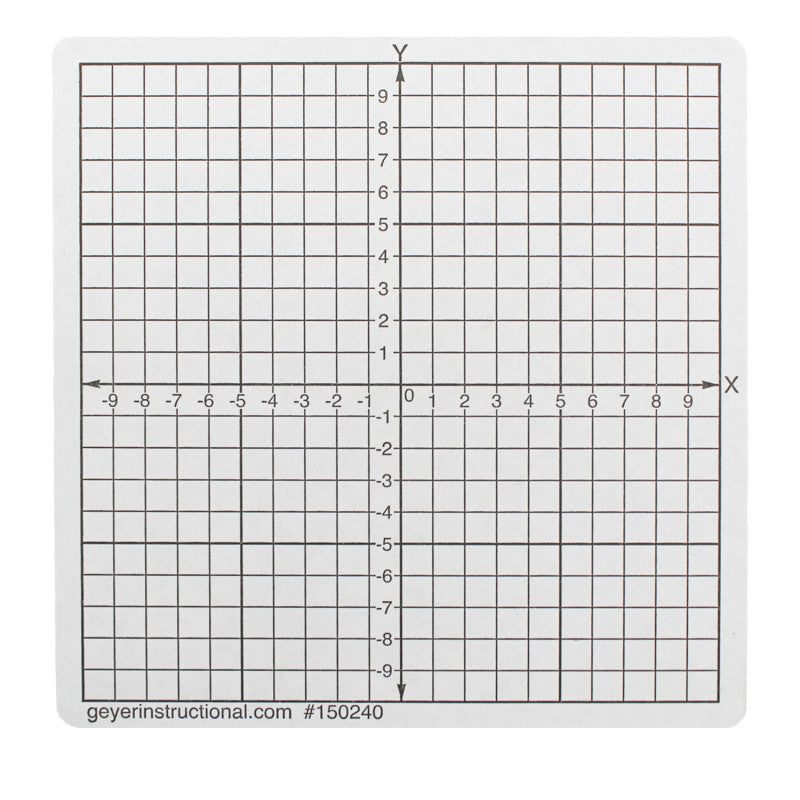 GEYER INSTRUCTIONAL - Graphing Stickers, Numbered Axis, 500 Stickers