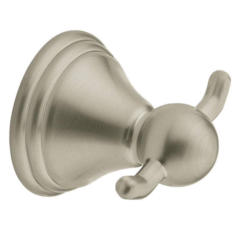 MOEN - Moen Preston 2.25 in. H X 2.5 in. W X 2.375 in. L Brushed Nickel Robe Hook