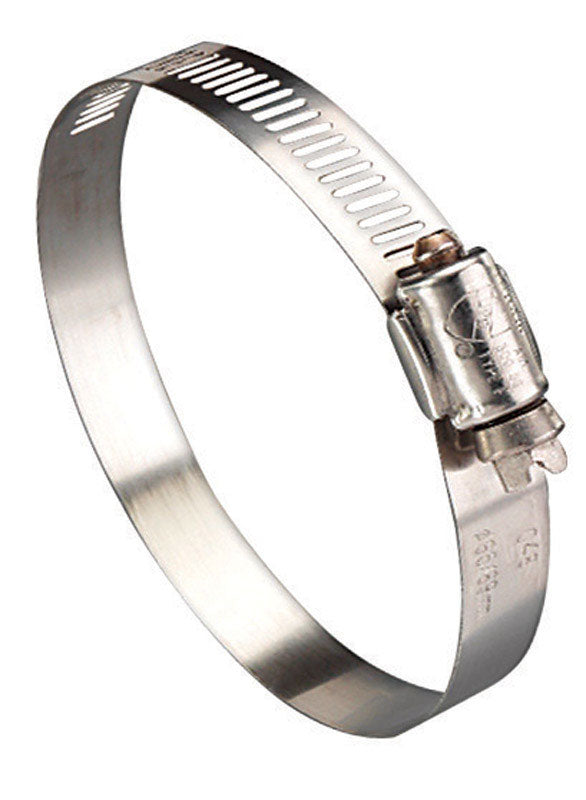 IDEAL - Ideal Hy Gear 1-1/2 in to 3-1/2 in. SAE 48 Silver Hose Clamp Stainless Steel Marine - Case of 10