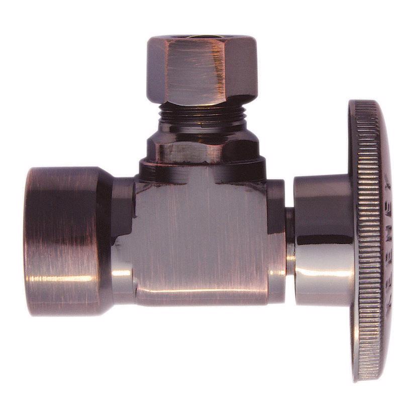 KEENEY - Keeney 1/2 in. FIP in. X 3/8 in. Brass Shut-Off Valve [K2048AVBLF]