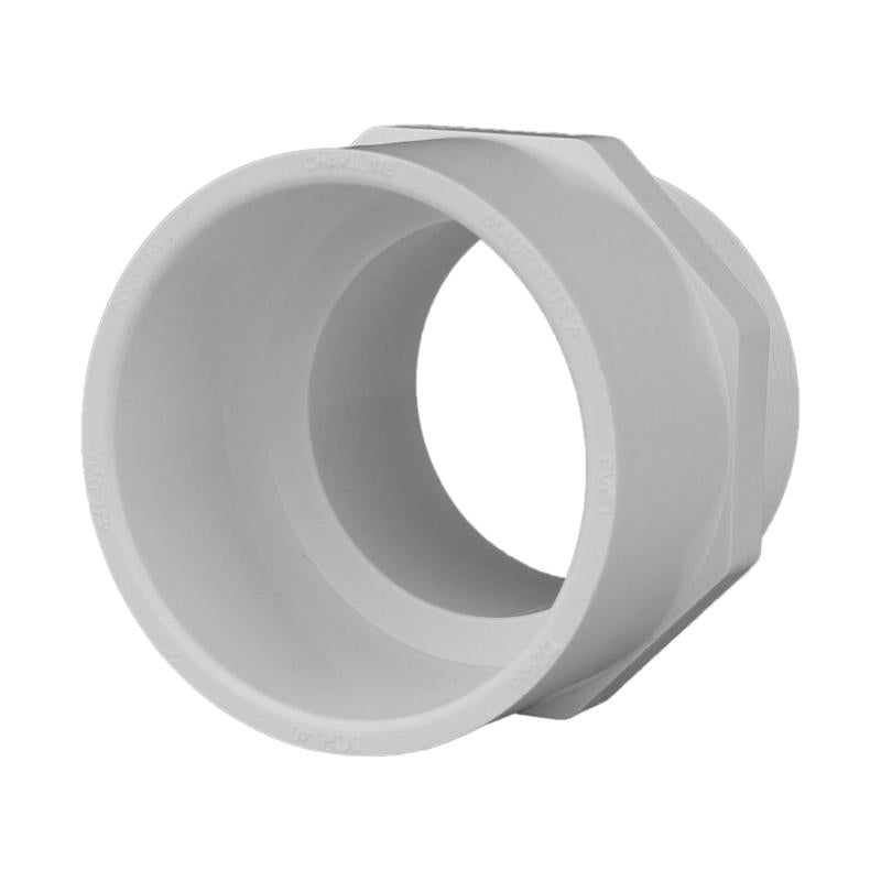 CHARLOTTE PIPE - Charlotte Pipe Schedule 40 2 in. Slip X 2 in. D MPT PVC Pipe Adapter 1 pk
