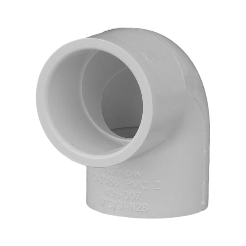 CHARLOTTE - Charlotte Pipe Schedule 40 3/4 in. Slip X 3/4 in. D Slip PVC Elbow 1 pk - Case of 25 [PVC 02300 0800]
