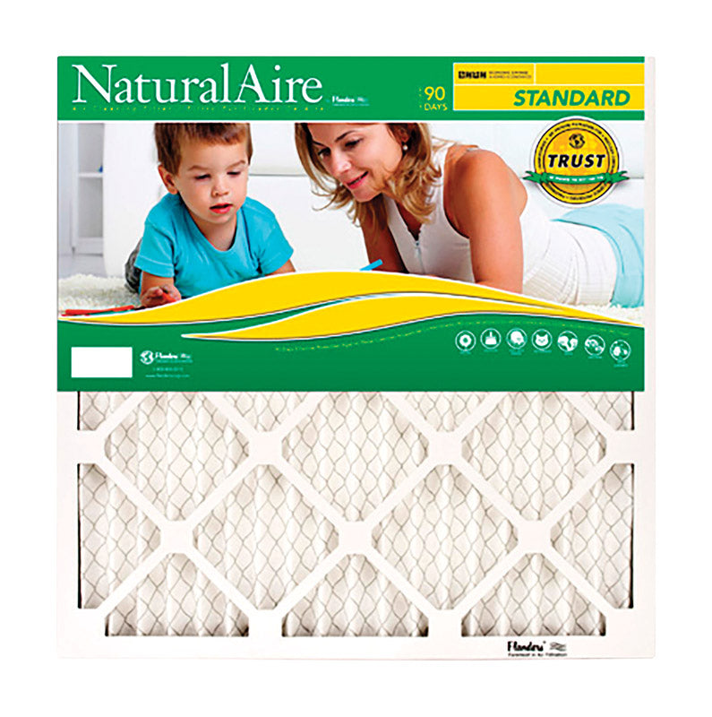 PRECISIONAIRE - NaturalAire 18 in. W X 20 in. H X 1 in. D Synthetic 8 MERV Pleated Air Filter 1 pk - Case of 12