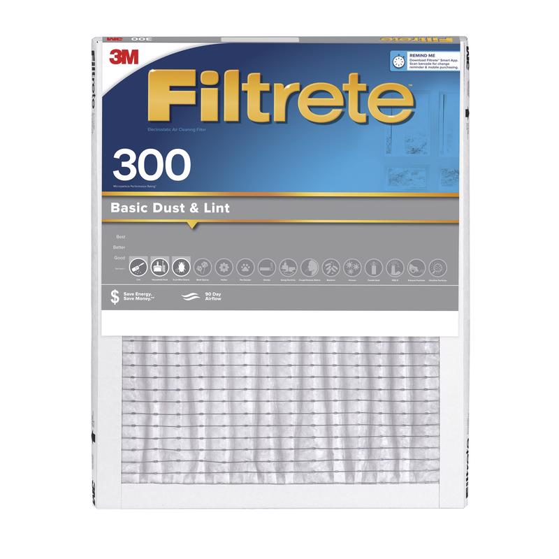 3M - Filtrete 14 in. W X 24 in. H X 1 in. D 5 MERV Pleated Filter Dust 1 pk - Case of 4