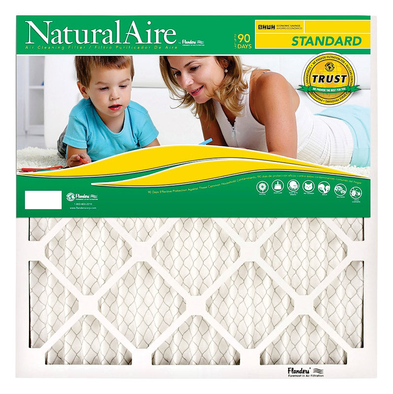 PRECISIONAIRE - NaturalAire 19 in. W X 27 in. H X 1 in. D 8 MERV Pleated Air Filter 1 pk - Case of 12