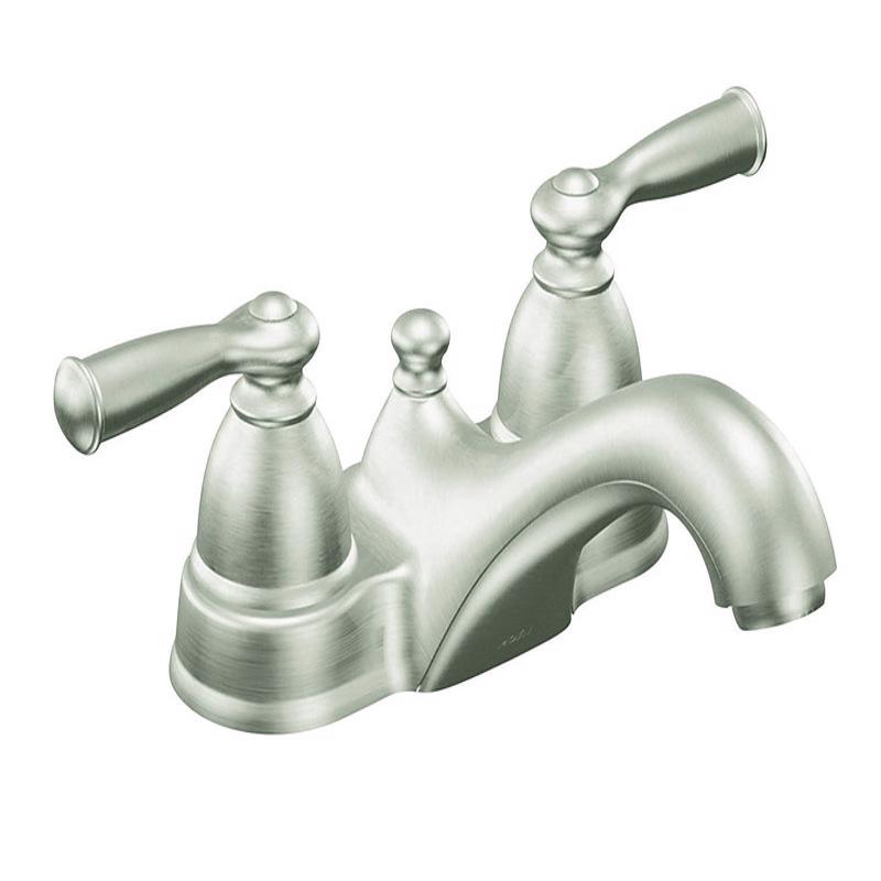 MOEN - Moen Banbury Brushed Nickel Bathroom Faucet 4 in. [WS84912SRN]