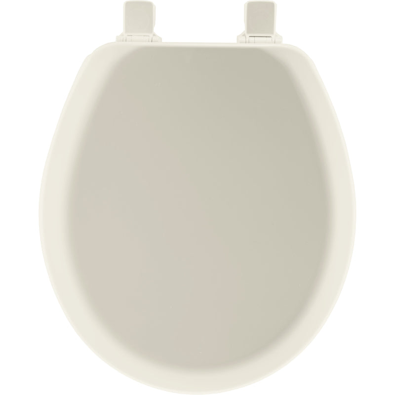 MAYFAIR - Bemis Cameron Round Biscuit Enameled Wood Toilet Seat