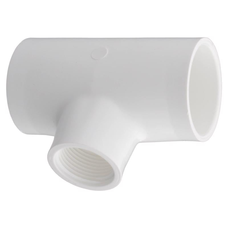 CHARLOTTE PIPE - Charlotte Pipe Schedule 40 1-1/2 in. Slip X 1-1/2 in. D Slip PVC Reducing Tee 1 pk [PVC 02401 4500]