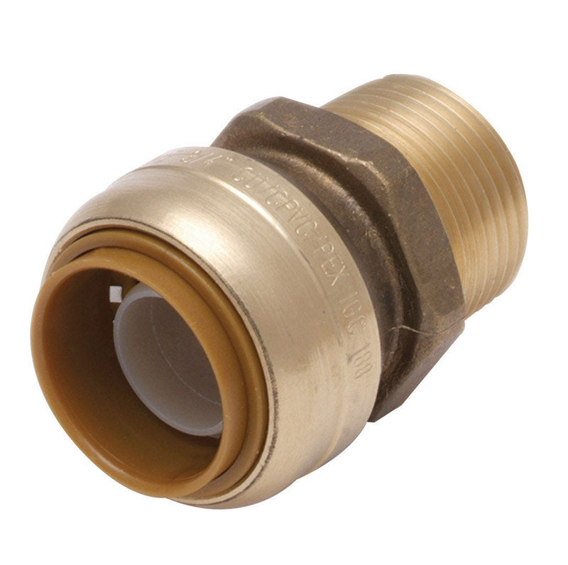 SHARKBITE - SharkBite 3/4 in. Push X 3/4 in. D MPT Brass Connector