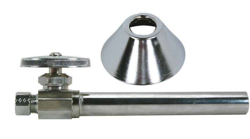 BRASSCRAFT - BrassCraft 1/2 in. FPT outlets X 3/8 in. MPT Brass Shut-Off Valve [CS41BX C1]