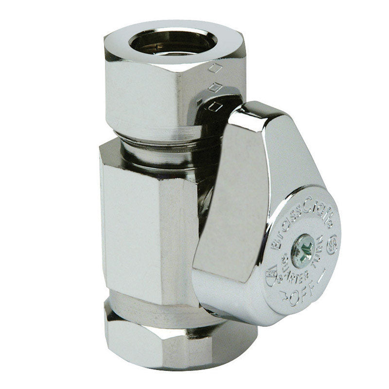 BRASSCRAFT - BrassCraft 1/2 in. FPT outlets X 1/2 in. MPT Brass Shut-Off Valve [G23305X C1]