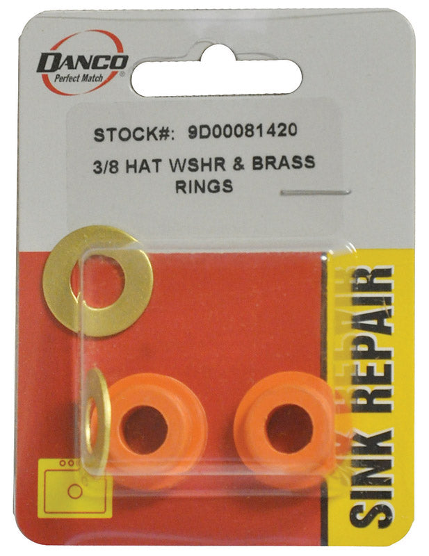 DANCO - Danco 9/32 in. D Brass Cone Washer 2 pk