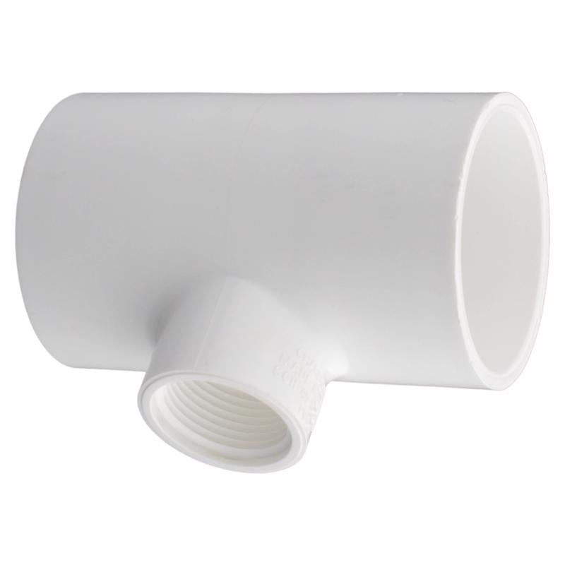 CHARLOTTE PIPE - Charlotte Pipe 2 in. Slip X 2 in. D Slip PVC Reducing Tee 1 pk