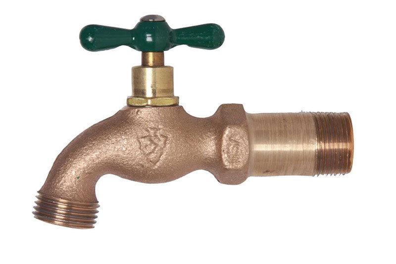 ARROWHEAD BRASS - Arrowhead Brass 3/4 in. MIP Hose Brass Hose Bibb