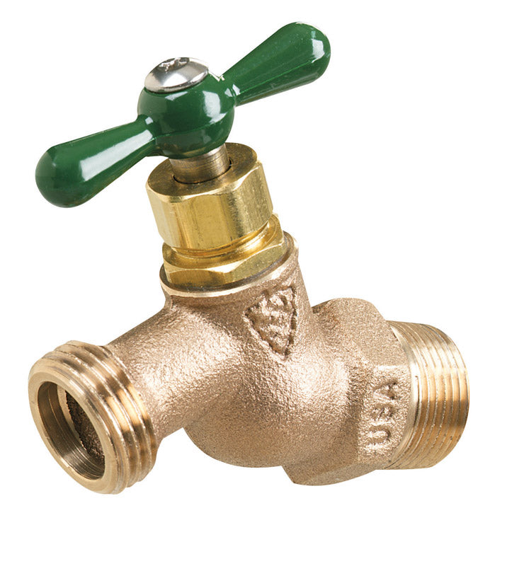 ARROWHEAD BRASS - Arrowhead Brass 3/4 in. MIP Hose Brass Bibb