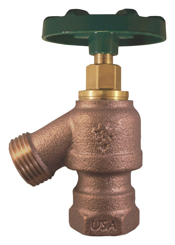 ARROWHEAD - Arrowhead 1/2 or 3/4 in. FIP Hose Brass Garden Valve