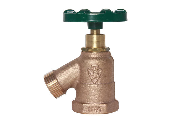 ARROWHEAD BRASS - Arrowhead Brass 1 in. FIP X 3/4 in. Hose Anti-Siphon Brass Garden Valve